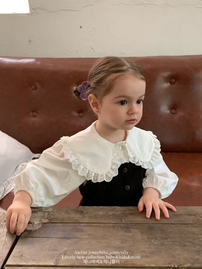 JE586｜(73-100cm) 花邊翻領襯衫/細肩連身褲19