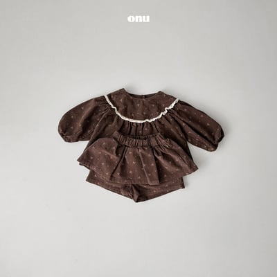 onu 18｜(70cm-115cm) 燈芯絨碎花褲裙6