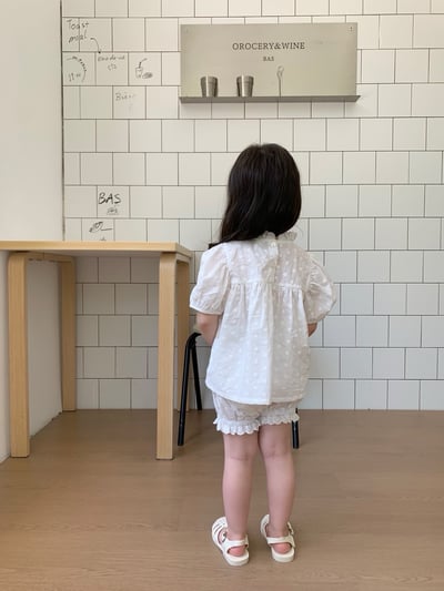 JE40｜(80-120cm) 刺繡小花套裝5