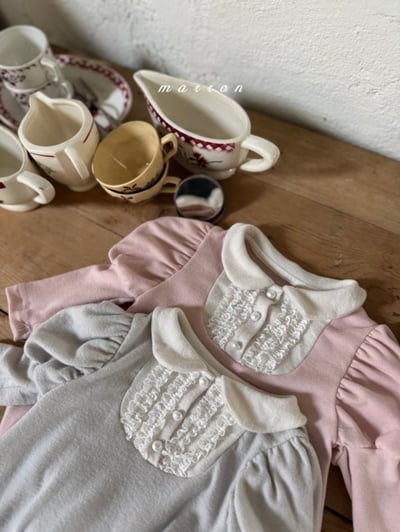 Marron 45｜(3m-18m) 法式宮廷風包屁衣11