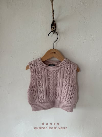 AOSTA13｜(1y-5y) 冬季針織背心4