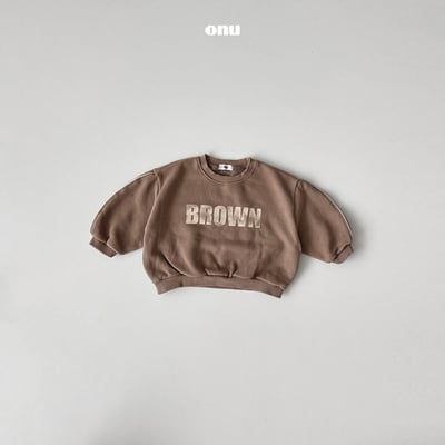 onu 30｜(70cm-115cm) 簡約英字休閒上衣4