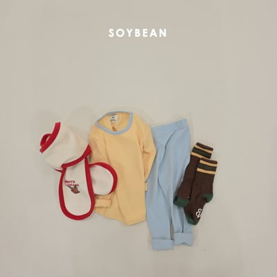 Soybean57｜(75cm-118cm) 撞色內刷毛套裝19