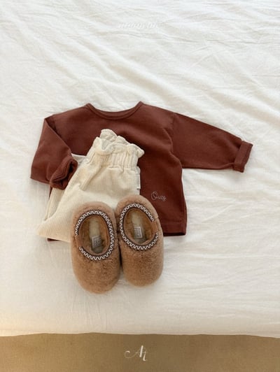 Atomeme28｜(70cm-110cm) 簡約素面棉質上衣9