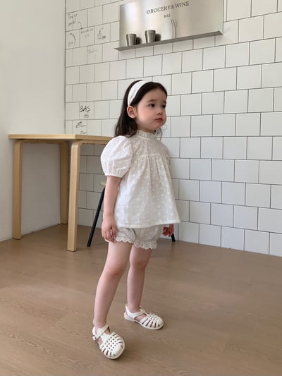 JE40｜(80-120cm) 刺繡小花套裝10