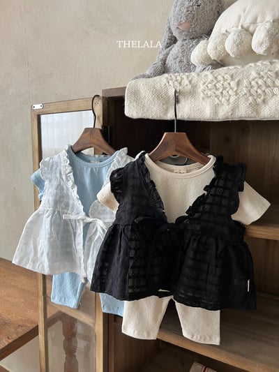 thelala22｜ (70-115) 雕花綁帶背心6