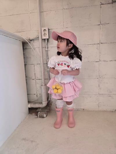 Color16｜(75-115cm) 荷葉裙擺短褲7