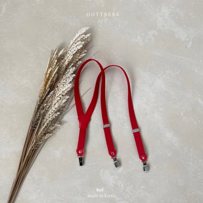 Oottbebe17｜(2y-13y )  英倫彈力背帶吊帶夾8