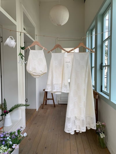 JE08｜(66-120cm-mom) 鈎花挖背包屁衣/洋裝17