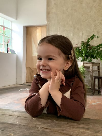 JE493｜(73-100cm) 滾邊翻領上衣/花邊吊帶裙17