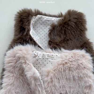 mimi market09 (65-85cm)  毛絨絨背心外套4