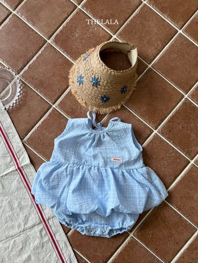 thelala67｜ (0m-18m) 無袖綁帶氣球洋裝包屁衣4