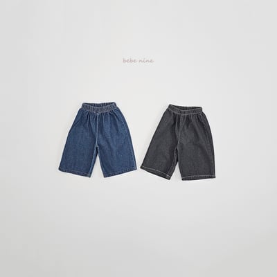 bebe nine02 (65-115) 2色寬鬆牛仔褲13