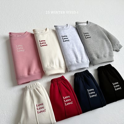 vivid99｜(78cm-125cm) 撞色摺撊休閒套裝2