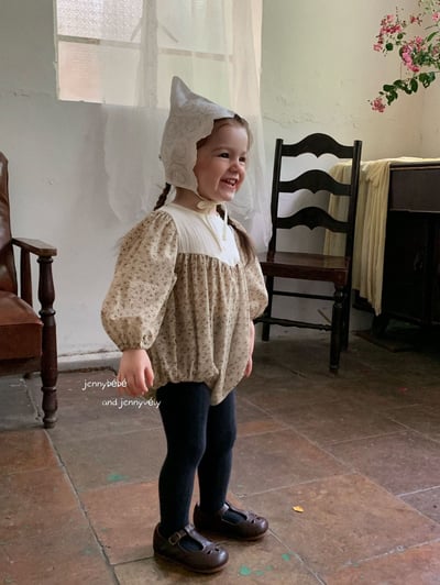 JE555｜(66-90cm) 田園碎花包屁衣18