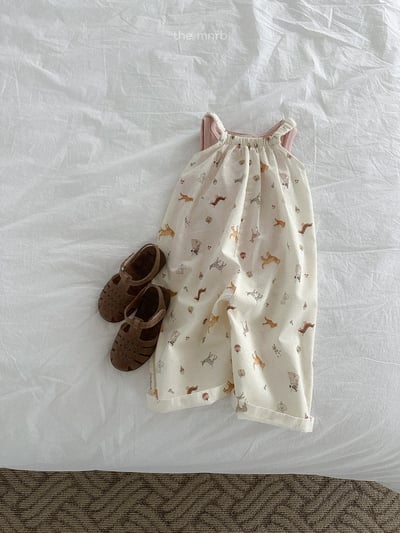 MiniRobe21｜(70-110) 無袖吊帶連身褲14