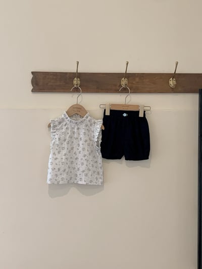 JE34｜(73-100cm) 碎花背心套裝22