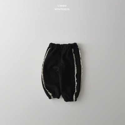 Lindo62｜(80cm-125cm) 蕾絲休閒縮口褲8
