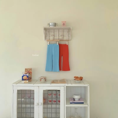 Fondue 10｜(75cm-120cm)  條紋絨毛長褲2