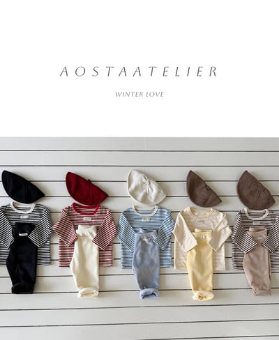 AOSTA57｜(6m-5y) 羅紋圓領上衣2