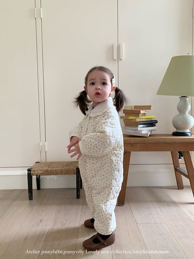 JE 620｜(73-100cm)  小碎花連身服11