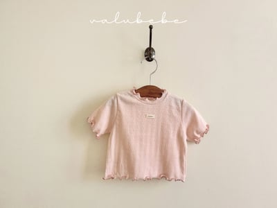 Valubebe 56｜(65-90cm) 木耳邊小標上衣10