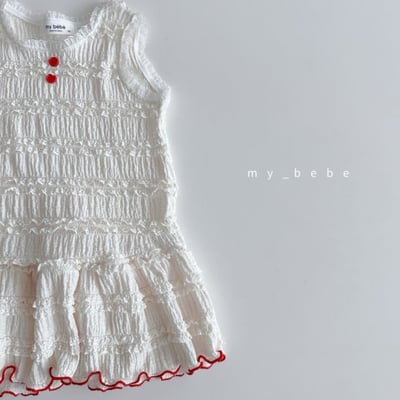 my_bebe19｜(80-120cm) 褶皺無袖洋裝16