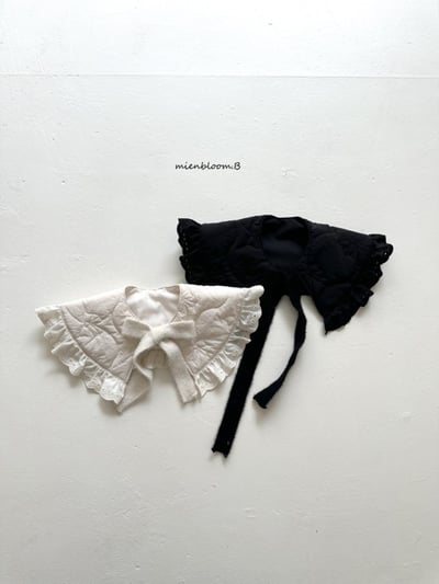 Bloom.b48｜(0m-24m/85cm-125cm) 蝴蝶結印花絎縫綁帶領圍1