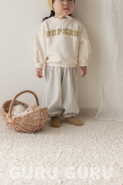 GURU GURU03｜(~1y-6y) 2色英字休閒上衣3