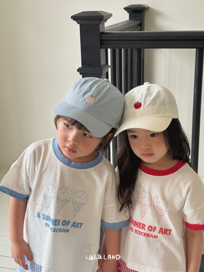 lala land57｜(75-120cm) 2色冰淇淋印花上衣2