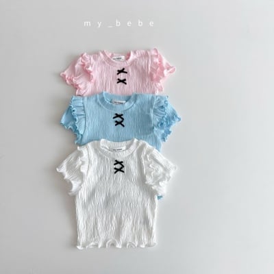 my_bebe35｜(80-120cm) 荷葉層次邊上衣13