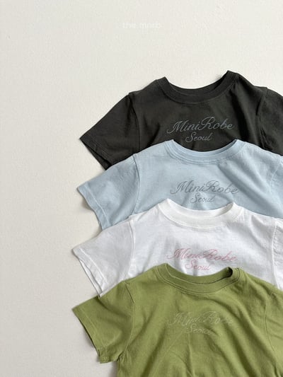 MiniRobe38｜(70-110) 英字簡約上衣11