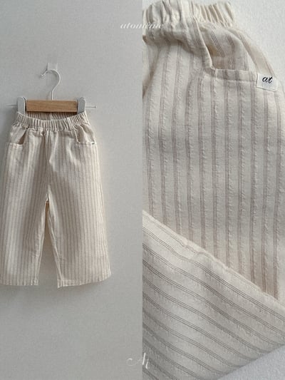Atomeme01｜(70-110) 線條直筒長褲11