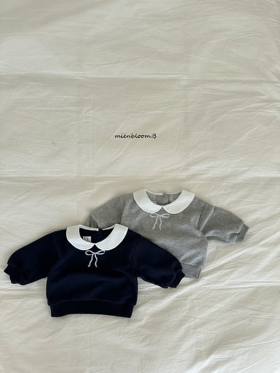 Bloom.b30｜(0m-7y) 圓領蝴蝶結休閒上衣1