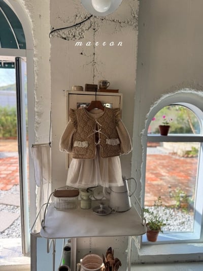 Marron 13｜(1y-6y) 絎縫夾層棉碎花背心13