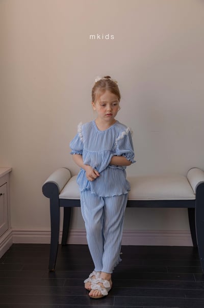 M-KIDS08｜(65-115cm) 浪漫褶皺套裝18