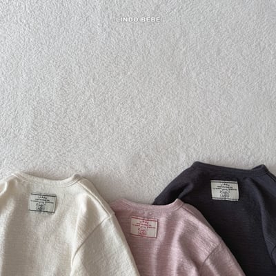 Lindo03｜(3m-18m) 圓領壓紋上衣6