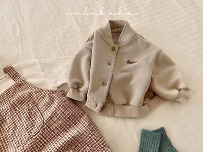 Valubebe34｜(65-90) 棒球開襟外套15