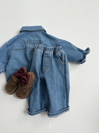 Atomeme04｜(70-110) 簡約牛仔褲12