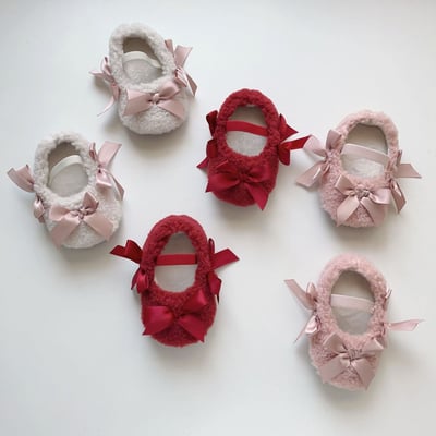 毛毛蝴蝶結學步鞋3