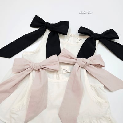 bebe nine43  (65cm-115cm) 2色綁帶蝴蝶結上衣7