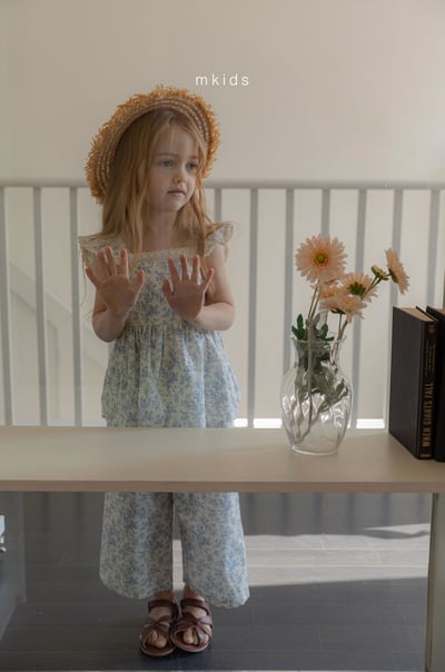 M-KIDS16｜(65-115cm) 摺邊綁帶套裝15