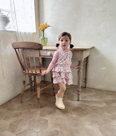 Azalea20｜(85-125cm) 小碎花餅背心4