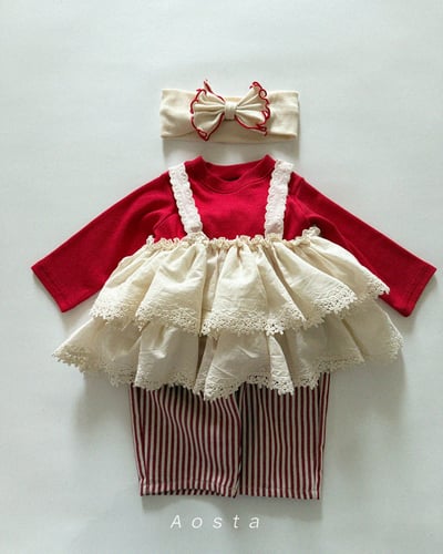 AOSTA19｜(6m-5y) 滾邊蝴蝶結髮帶7