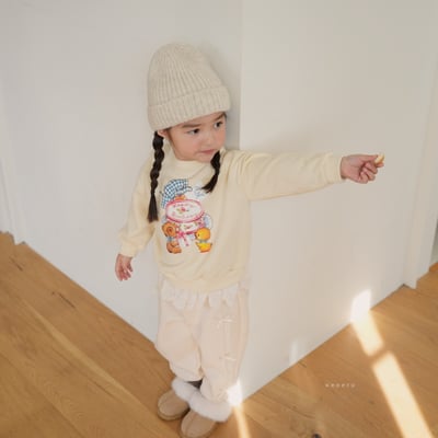 neneru32｜(85cm-125cm) 2色法式插畫蕾絲荷葉邊上衣11