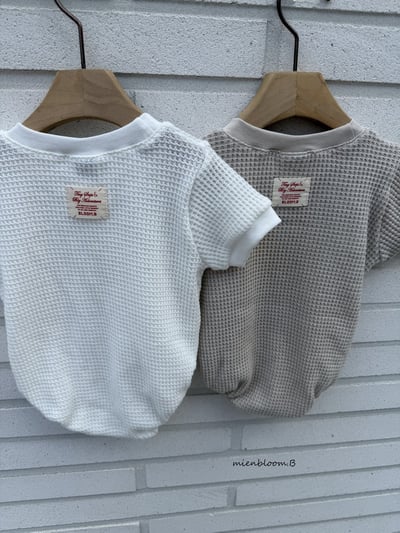 Bloom.b13｜(0m-18m) 華夫格包屁衣6