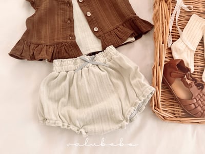 Valubebe 44｜(65-80cm) 編織紋鬆緊短褲6