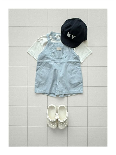 onu40｜(70cm-115cm) 牛仔吊帶褲7