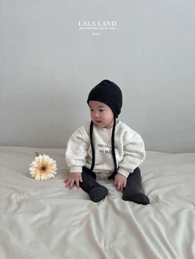 lala land14｜(60cm-83cm) 2色簡約英字內刷毛包屁衣6