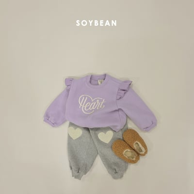 Soybean89｜(75cm-118cm) 愛心休閒縮口褲19